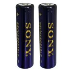 باتری لیتیوم-یون قابل شارژ سونی کد ICR-18650 ظرفیت 10000 میلی آمپرساعت بسته 2 عددی