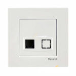 پریز تلفن تک سوکت دلند الکتریک مدل آسا